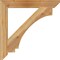 Ekena Millwork Imperial Slat Rough Sawn Bracket, Western Red Cedar, 4"W x 32"D x 32"H BKT04X32X32IMP06RWR - alternate 3